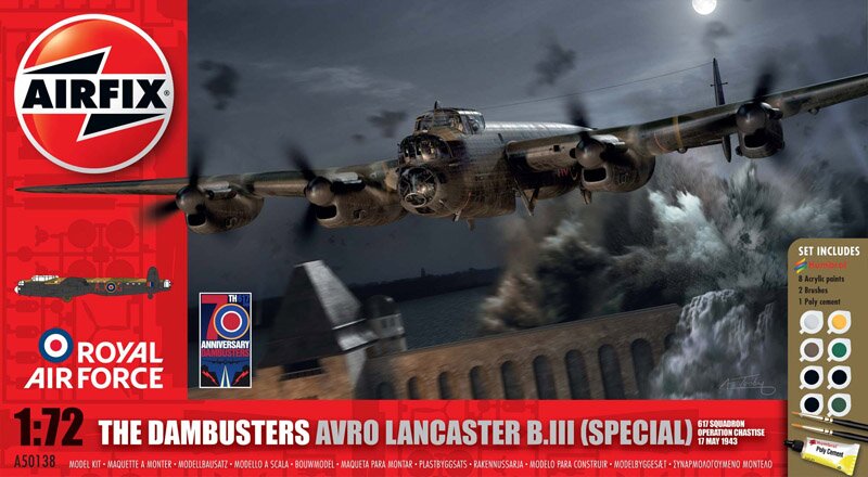 модель САМОЛЕТ DAMBUSTER LANCASTER 1/72